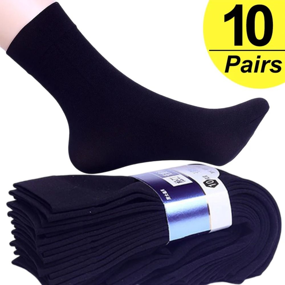 Silk Sock Bamboo - 10 pasang kaos kaki pria berbahan