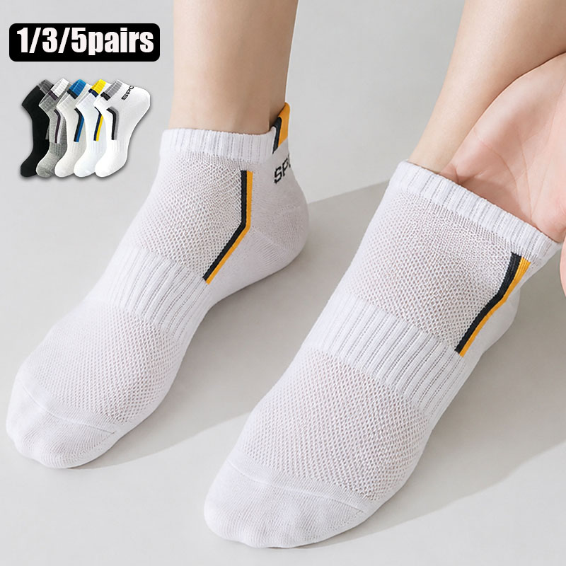 No Show Sock Women - 1/3/5 Pasang Kaus Kaki Olahraga Unisex,