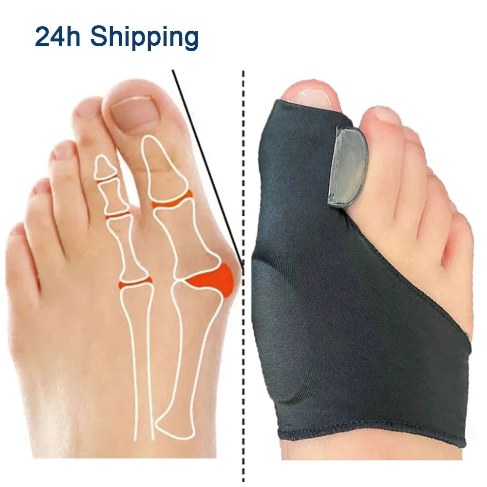 Ankle Brace Sock - 2 buah pemisah jari kaki korektor