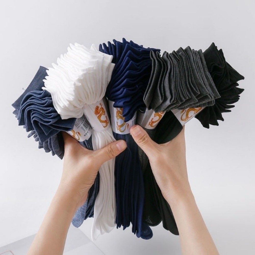 10 Pasang Kaus Kaki Pria Anti  - Silk Sock Bamboo ulasan dan harga
