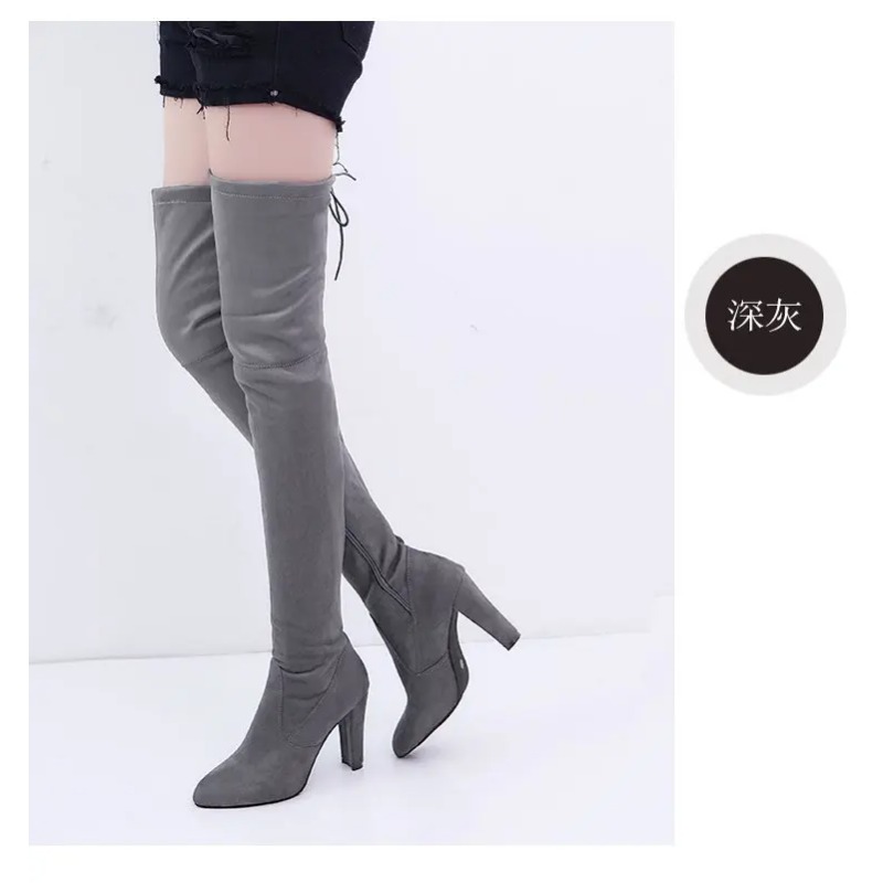 Sepatu Bot Wanita Model Eropa  - Knee High Sock Women ulasan dan harga