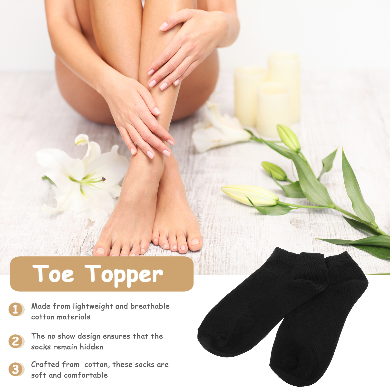 6 Pasang Kaos Kaki Wanita Mode - Invisibility Sock Loafer ulasan dan harga