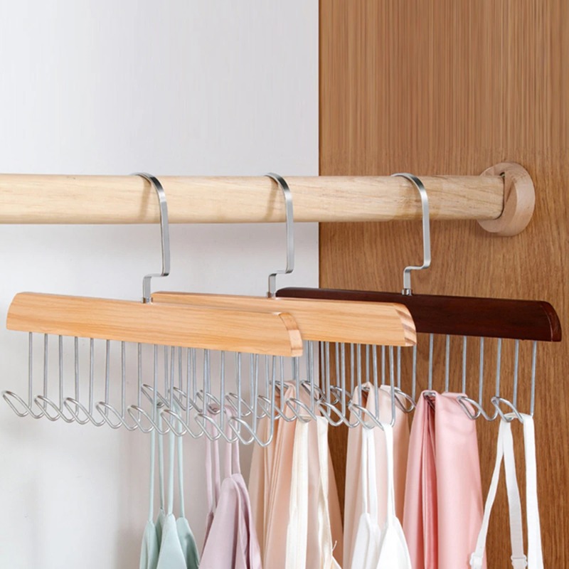 Gantungan Delapan Kait Kayu So - Sock Organizer Tray ulasan dan harga