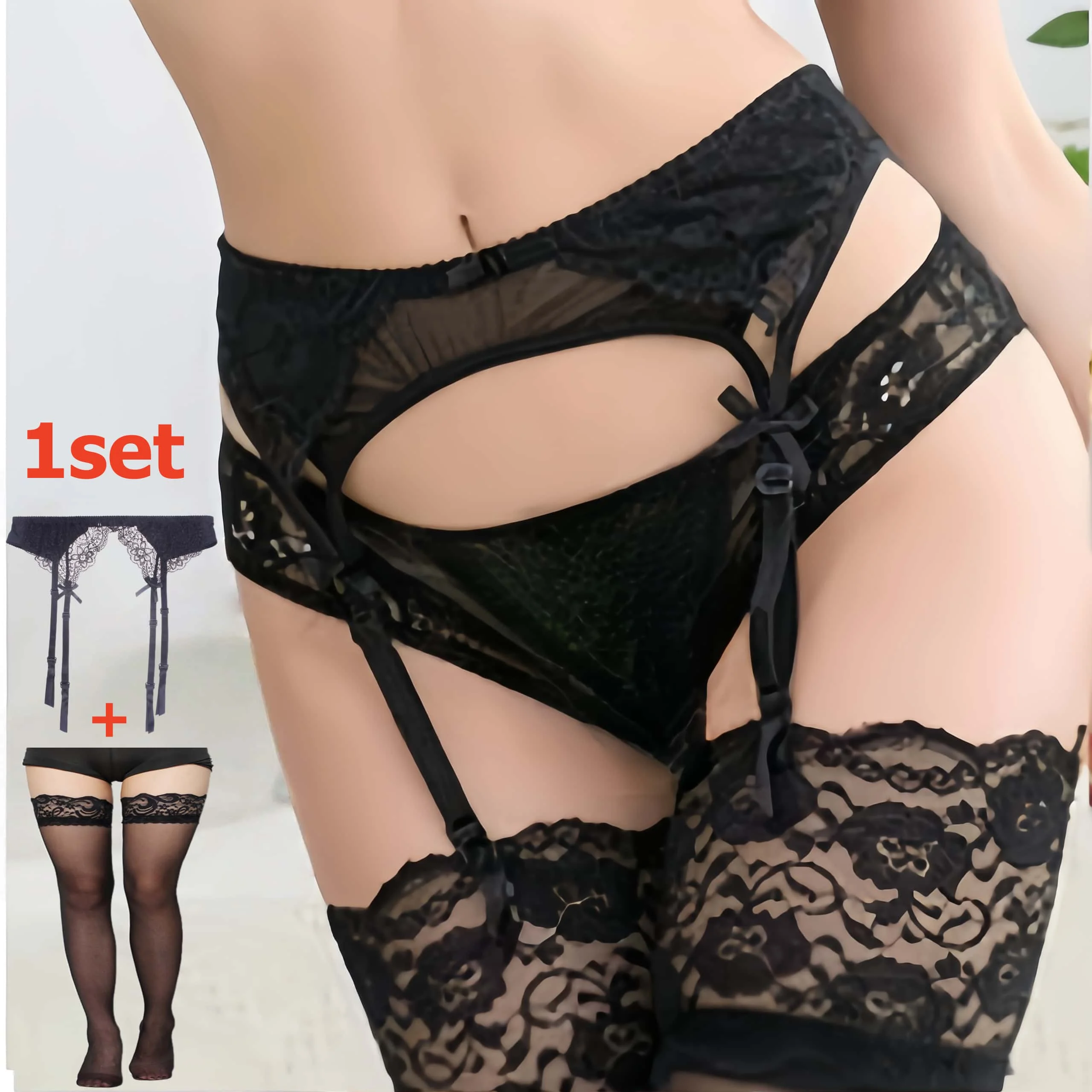 2PCS Stoking Wanita dengan Tal - Tights Pantyhose Sheer ulasan dan harga