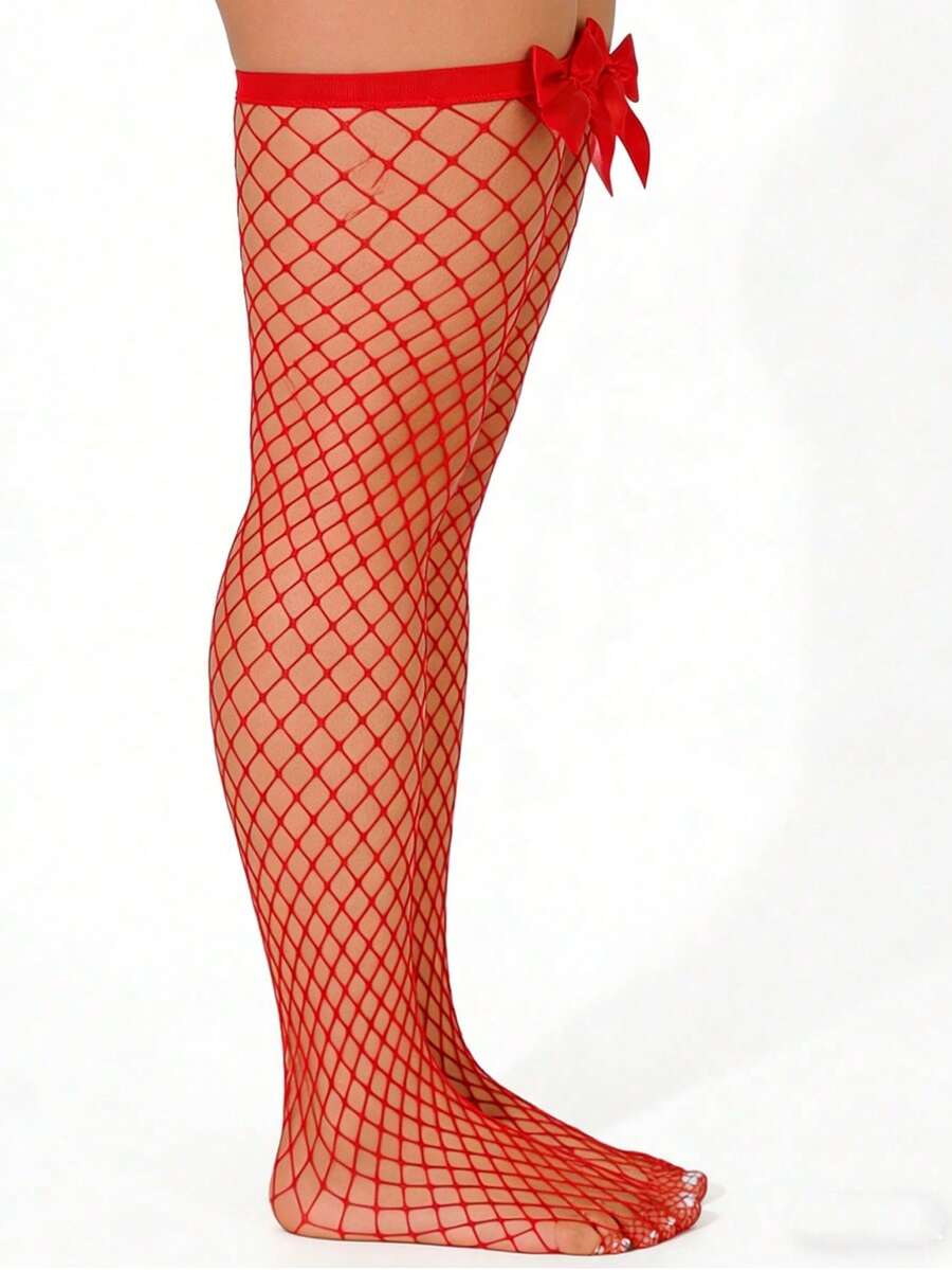 Stoking Jaring Ikan Hias Pita, - Knee High Sock Women ulasan dan harga