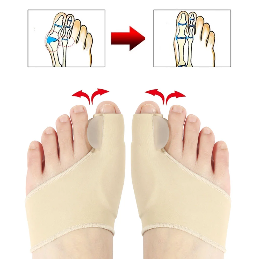 2 buah pemisah jari kaki korek - Ankle Brace Sock ulasan dan harga